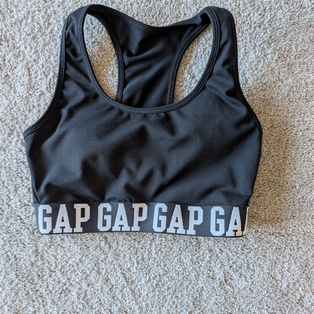GAP Black Sports Bra